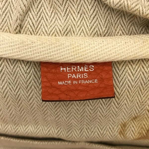 エルメス HERMES ショルダーバッグ ヴィクトリアエラン38 トリヨンクレマンス オレンジ シルバー金具 □N バッグ_画像7