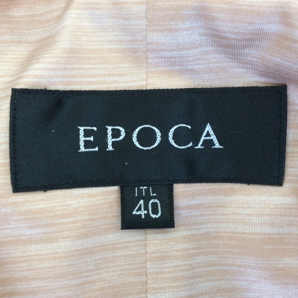 エポカ EPOCA ダウンジャケット サイズ40 M - ライトピンク レディース 長袖/ジップアップ/ビジュー/ファー/冬 ジャケット_画像3