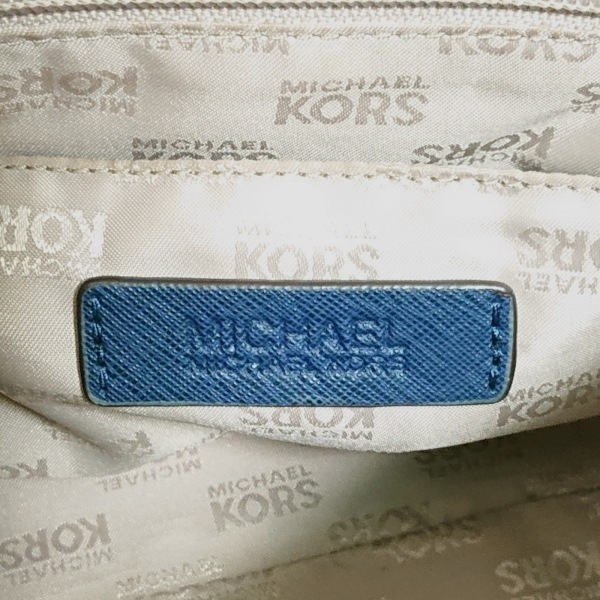 マイケルコース MICHAEL KORS ハンドバッグ - レザー ダークネイビー バッグ_画像8