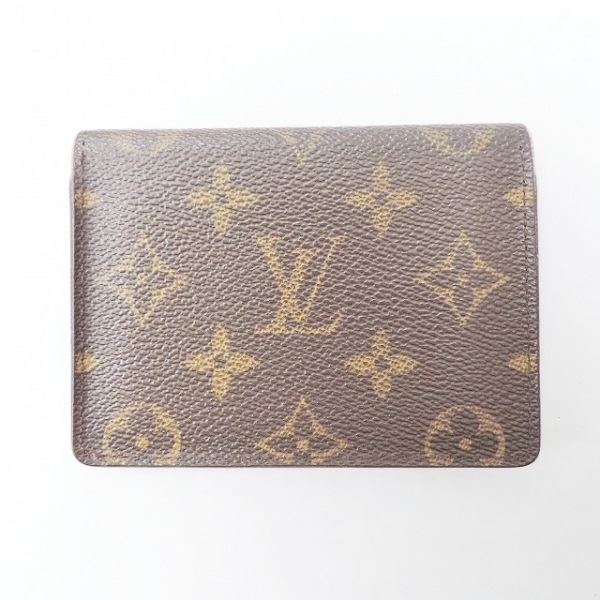 ルイヴィトン LOUIS VUITTON パスケース M60533 ポルト2カルトヴェルティカル モノグラム・キャンバス - CA0051 財布 モノグラム