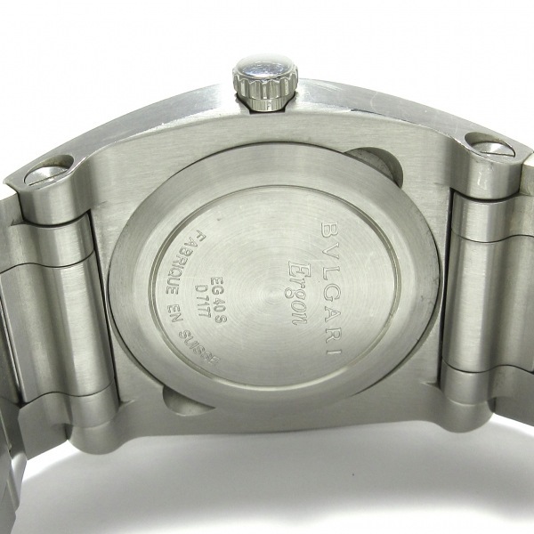 BVLGARI(ブルガリ) 腕時計 エルゴン EG40S/EG40BSSD メンズ SS 黒_画像3