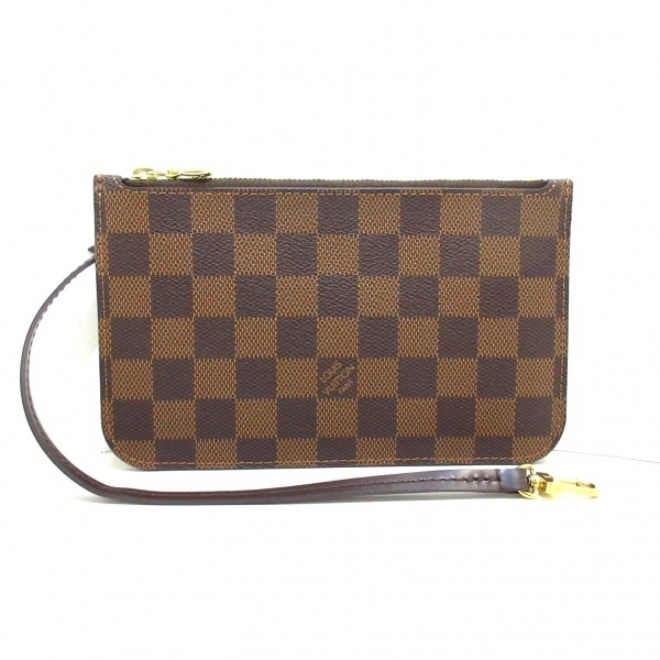 ルイヴィトン LOUIS VUITTON リストレット ダミエキャンバス エベヌ ネヴァーフル用付属品ポーチ AR3107 美品 ポーチ ダミエ_画像1