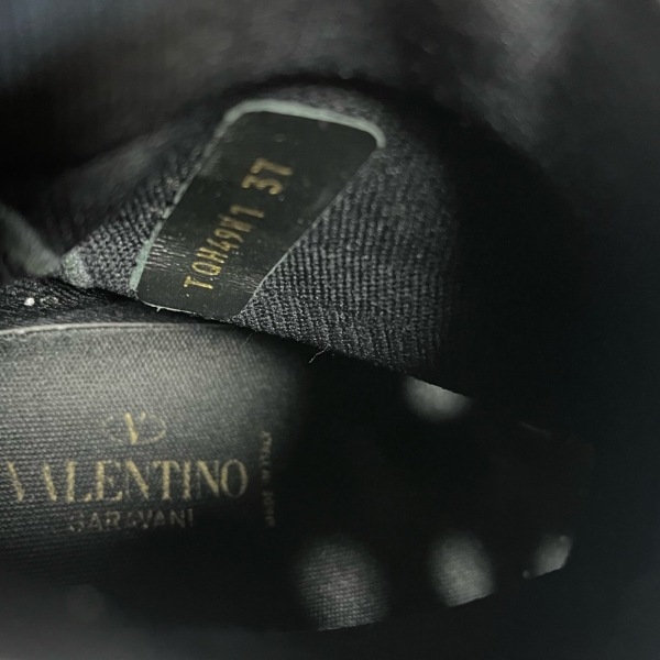バレンチノガラバーニ VALENTINOGARAVANI スニーカー 37 ヒーローズ ハー スニーカー 化学繊維×レザー×スエード 黒×ピンク×マルチ 靴の画像5