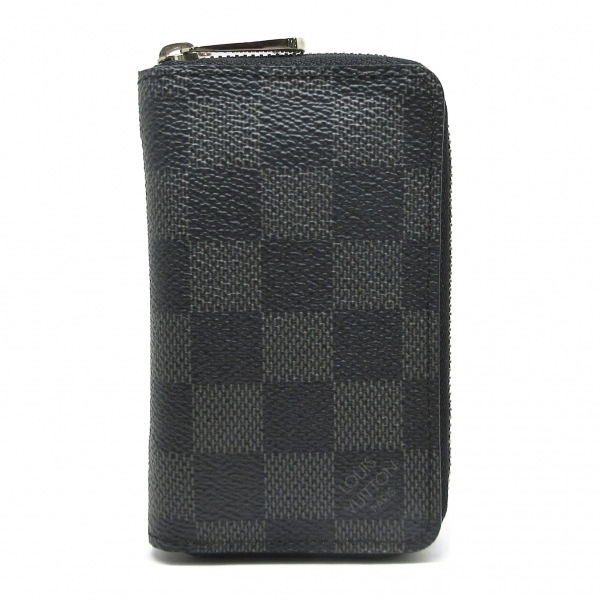 ルイヴィトン LOUIS VUITTON コインケース N63076 ジッピーコインパース ダミエ・グラフィット キャンバス MI0182 美品 財布_画像1