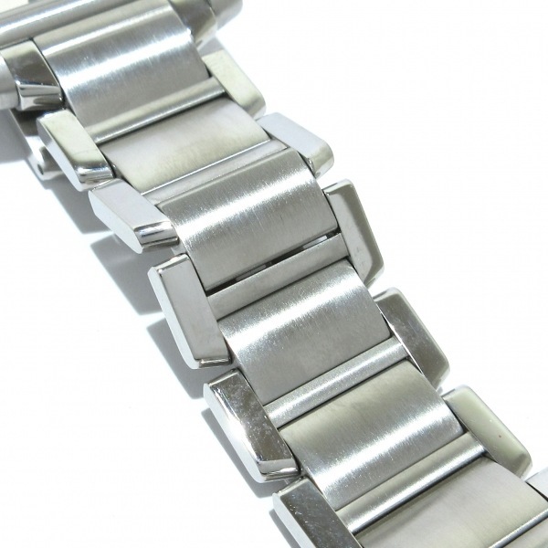 Cartier(カルティエ) 腕時計■美品 タンクフランセーズLM W51002Q3 メンズ SS アイボリーの画像9