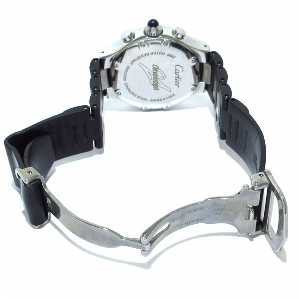 Cartier(カルティエ) 腕時計 マスト21 ヴァンティアン W10198U2 レディース クロノグラフ 黒_画像6