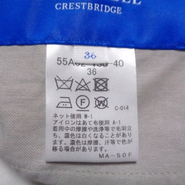 ブルーレーベルクレストブリッジ BLUE LABEL CRESTBRIDGE サイズ36 S - グレーベージュ×ピンク×マルチ レディース コート_画像5