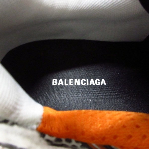 バレンシアガ BALENCIAGA スニーカー 677403 RUNNER(ランナー) メッシュ×ナイロン 白×シルバー×パープル 21AW/ユーズド加工/メッシュ 靴の画像5