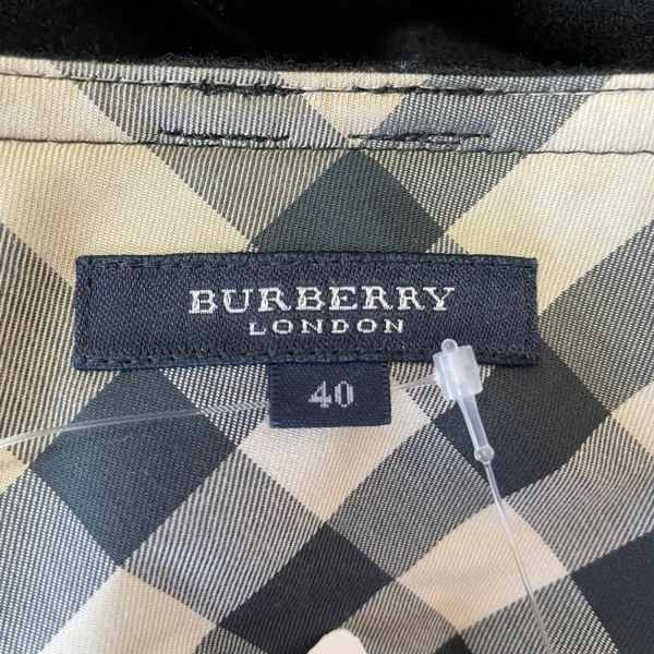 バーバリーロンドン Burberry LONDON ロングスカート サイズ40 L - 毛 黒 レディース ボトムス_画像3