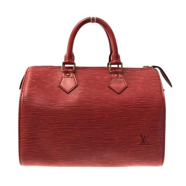 ルイヴィトン LOUIS VUITTON ハンドバッグ M43017 スピーディ25 レザー（LVロゴの刻印入り） カスティリアンレッド VI1903 バッグ エピ_画像1