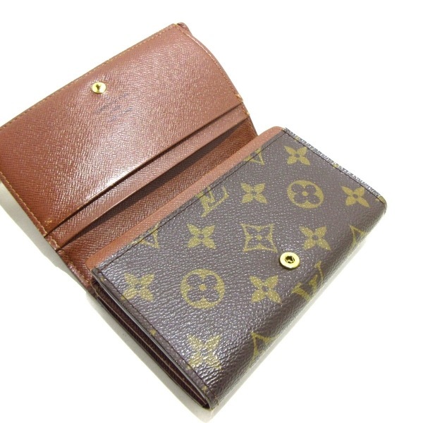 ルイヴィトン LOUIS VUITTON 2つ折り財布 M61736 ポルトフォイユ・トレゾール モノグラム・キャンバス CA0056 財布 モノグラム_画像3