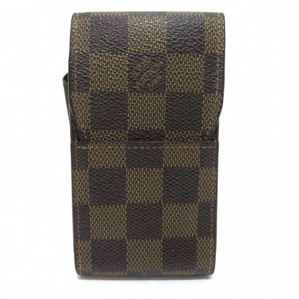 ルイヴィトン LOUIS VUITTON シガレットケース N63024 エテュイ・シガレット ダミエ・キャンバス エベヌ CT1026 財布 ダミエ_画像1