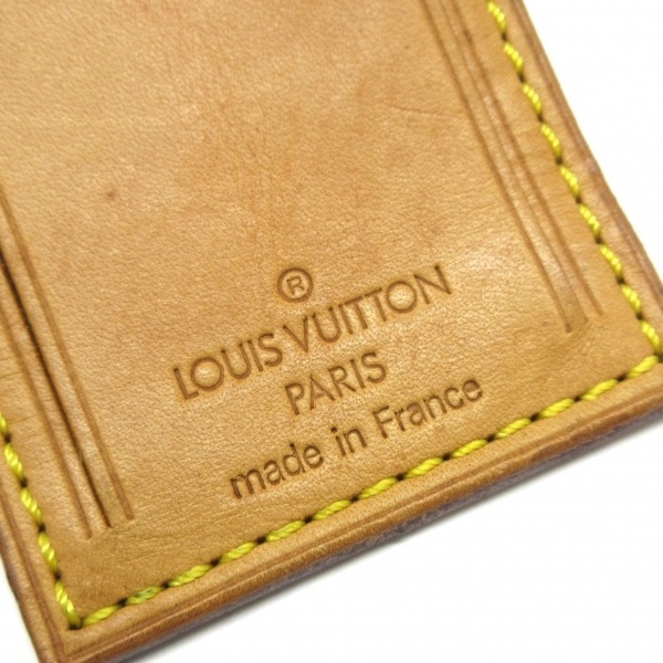 ルイヴィトン LOUIS VUITTON ヌメ革 ナチュラル ネームタグ 小物_画像3