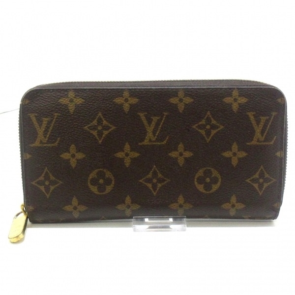 ルイヴィトン LOUIS VUITTON 長財布 M42616 ジッピーウォレット モノグラム・キャンバス マロン RFID確認済み 財布 モノグラム_画像1