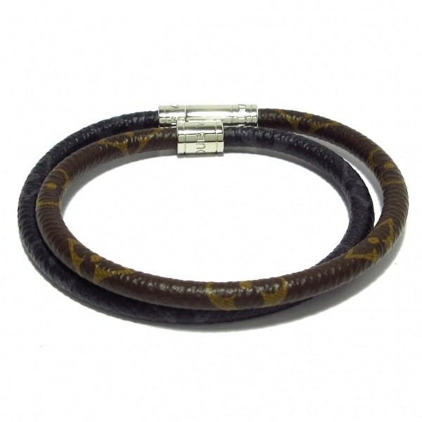 ルイヴィトン LOUIS VUITTON ブレスレット M8154E ブレスレット・キープ イット マロン 2連 BC1109 美品 アクセサリー（腕）_画像1