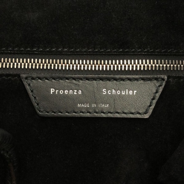 プロエンザスクーラー Proenza Schouler トートバッグ レザー×パイソン 黒×アイボリー×マルチ バッグ