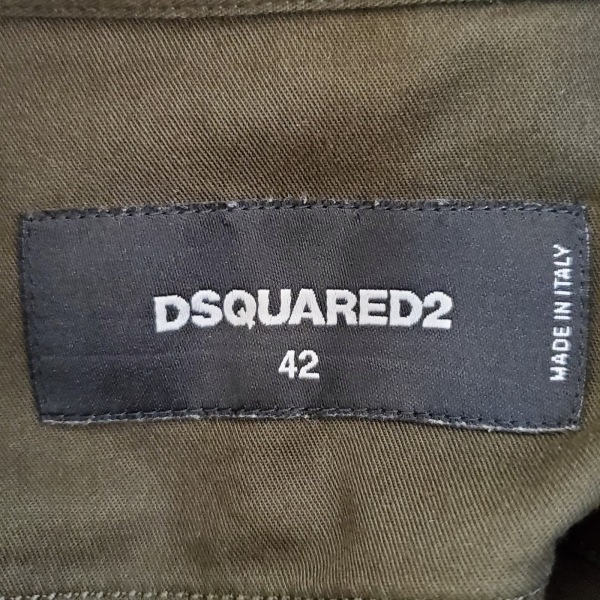 ディースクエアード DSQUARED2 長袖シャツ サイズ42 XS - カーキ メンズ トップス_画像3