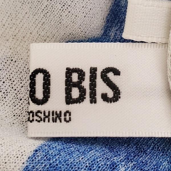 ヒロコビス HIROKO BIS チュニック サイズ9 M - ブルー×黒×グレー レディース 七分袖/ドット柄 ワンピース_画像4