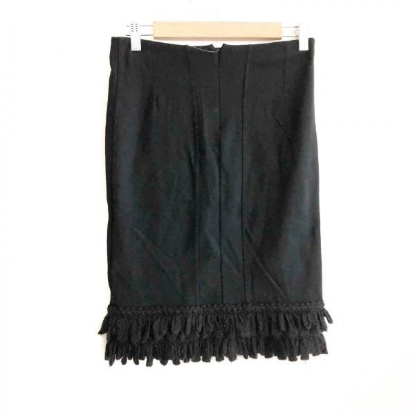  Blumarine BLUMARINE skirt size 40 M - black lady's knee height bottoms 
