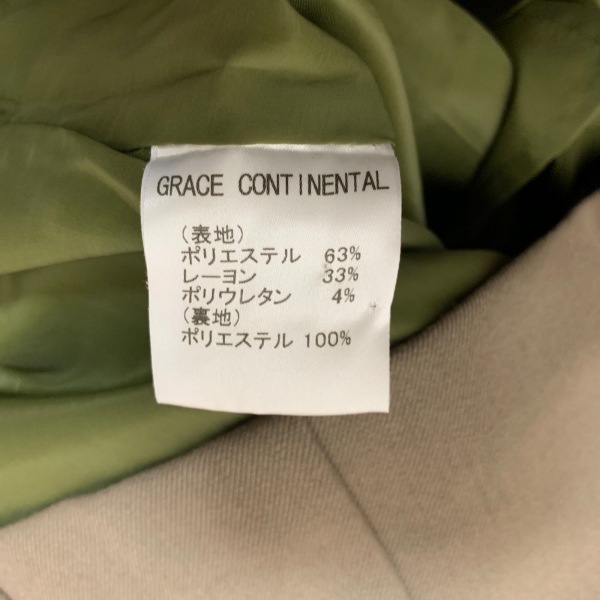 グレースコンチネンタル GRACE CONTINENTAL スカート サイズ36 S - グレーベージュ レディース ひざ丈 ボトムス_画像4