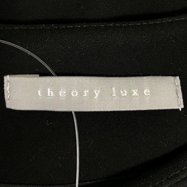 セオリーリュクス theory luxe 長袖カットソー サイズ38 M - 黒 レディース クルーネック トップス_画像3