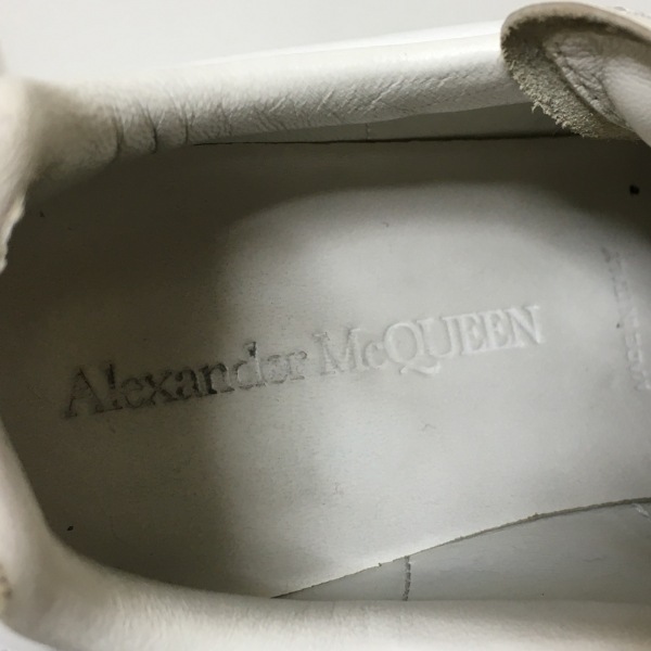 アレキサンダーマックイーン ALEXANDER McQUEEN スニーカー 38 1/2D 553770 - レザー 白 レディース 靴_画像5