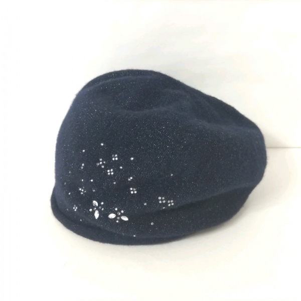  Anteprima ANTEPRIMA - wool × polyester × nylon dark navy hat ( other )/biju- beautiful goods hat 