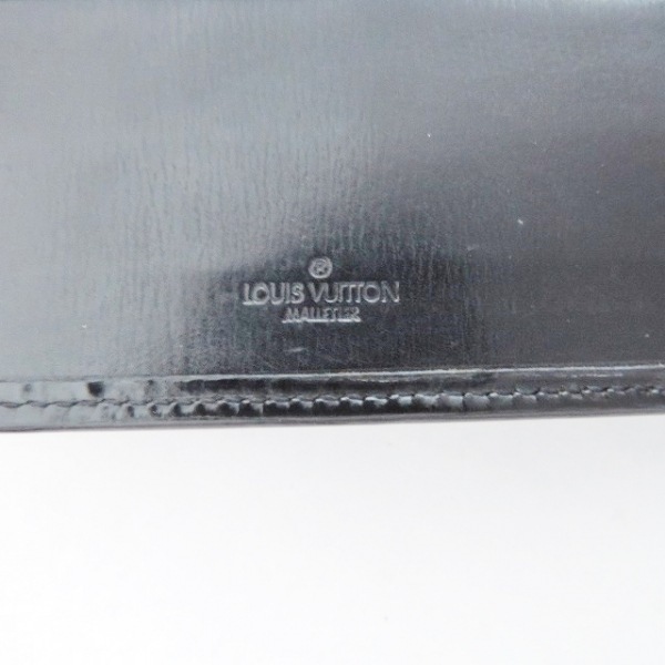 ルイヴィトン LOUIS VUITTON 2つ折り財布 M63542 ポルトビエカルトクレディモネ エピ・レザー（LVロゴの刻印入り） ノワール 財布 エピ_画像5