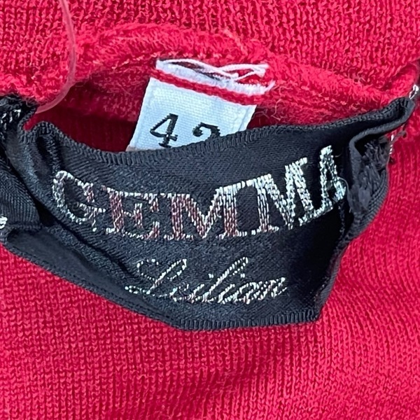 レリアン Leilian 半袖セーター/ニット サイズ42 L - ボルドー レディース ハイネック トップス_画像3