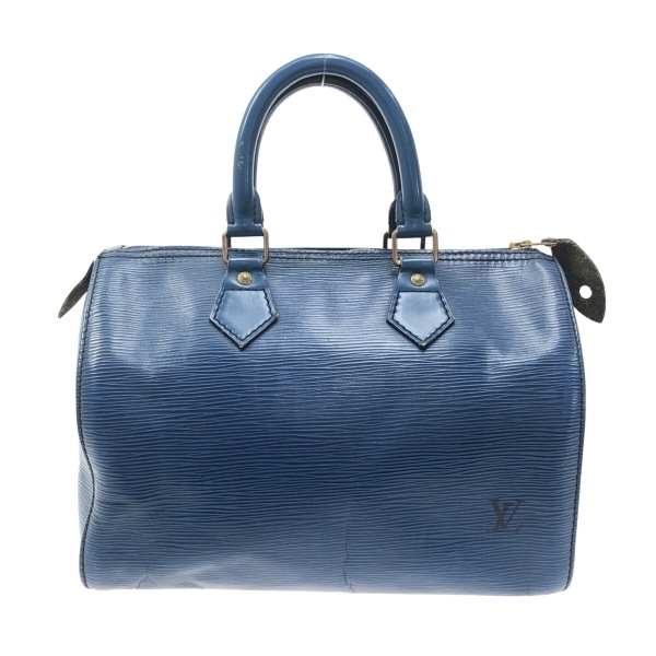 ルイヴィトン LOUIS VUITTON ハンドバッグ M43015 スピーディ25 レザー（LVロゴの刻印入り） トレドブルー VI0932 バッグ エピ_画像1