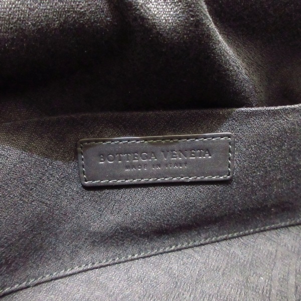 ボッテガヴェネタ BOTTEGA VENETA ウエストポーチ - PVC(塩化ビニール)×レザー 黒 美品 バッグ