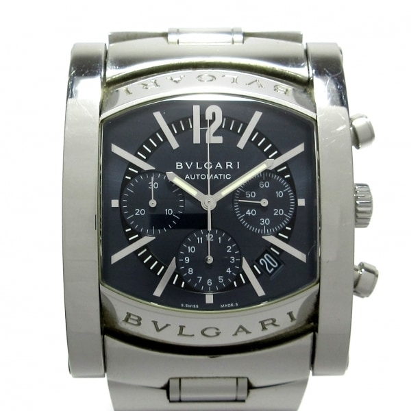 BVLGARI(ブルガリ) 腕時計 アショーマクロノグラフ AA48SCH メンズ SS/クロノグラフ ダークネイビー_画像1