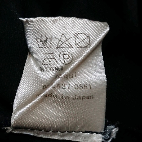 サキ saqui パンツ サイズ36 S - 黒 レディース フルレングス/ウエストゴム ボトムスの画像5