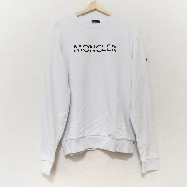 モンクレール MONCLER トレーナー サイズS - 白 メンズ 長袖 美品 トップスの画像1