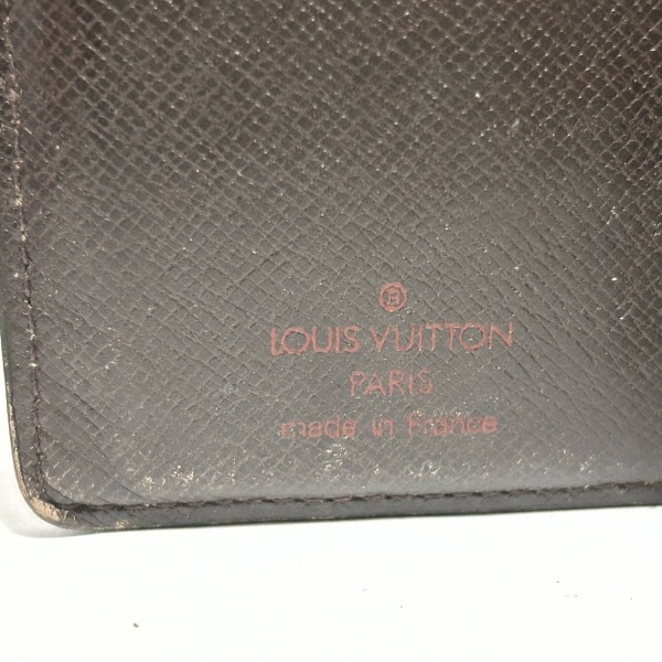 ルイヴィトン LOUIS VUITTON 2つ折り財布 N61664 ポルトモネビエヴィエノワ ダミエキャンバス エベヌ MI0010 財布 ダミエ_画像5