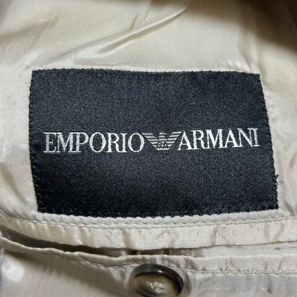 エンポリオアルマーニ EMPORIOARMANI サイズ46 S - ベージュ メンズ 長袖/肩パッド/春/秋 ジャケット_画像3