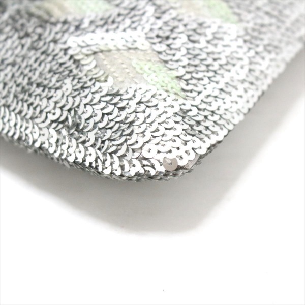  Anteprima ANTEPRIMA tote bag - spangled × plastic silver × clear Mini bag /CLINIQUE collaboration beautiful goods bag 