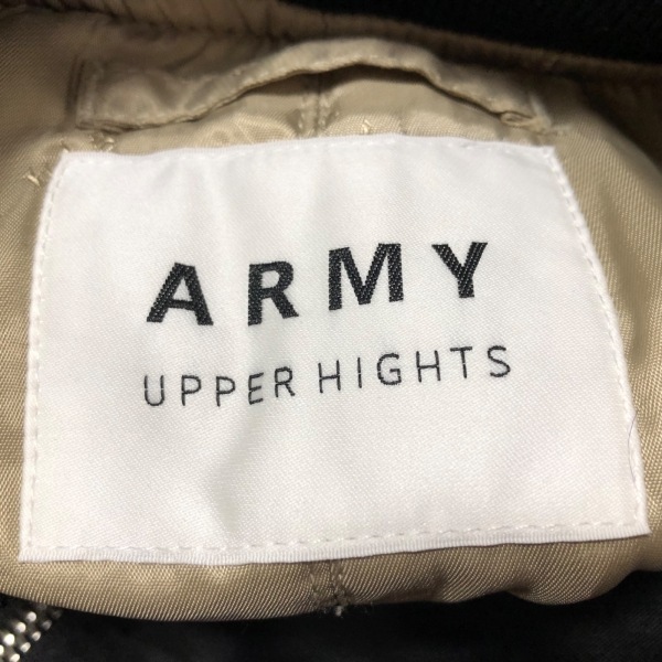 アッパーハイツ upper hights サイズ0 XS - 黒 レディース 長袖/ジップアップ/中綿/ARMY/秋/冬 コート_画像3