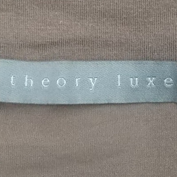 セオリーリュクス theory luxe 半袖カットソー サイズ040 M - グレーベージュ レディース タートルネック トップス_画像3