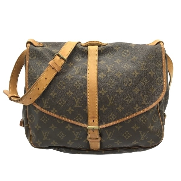 ルイヴィトン LOUIS VUITTON ショルダーバッグ M42254 ソミュール35 モノグラム・キャンバス - 8909VI バッグ モノグラム_画像1