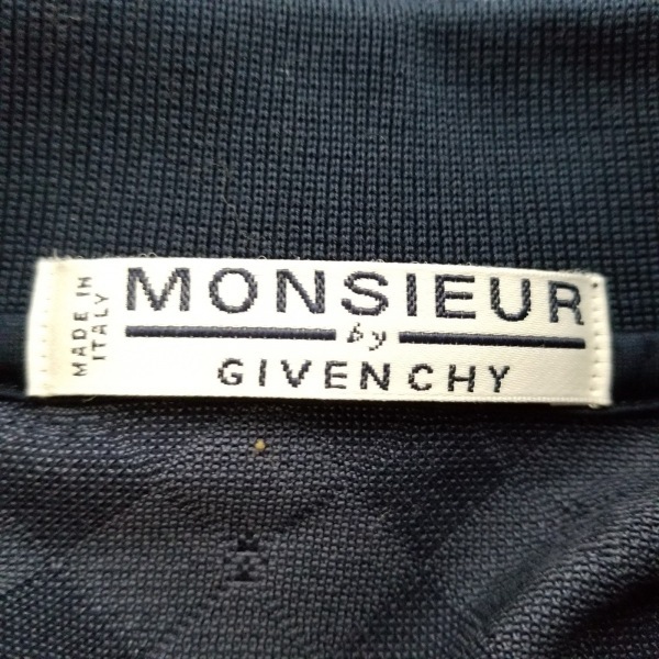 ジバンシー GIVENCHY 半袖ポロシャツ サイズM - ダークネイビー メンズ MONSIEUR トップス_画像3