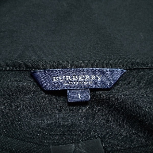 バーバリーロンドン Burberry LONDON 長袖カットソー サイズ1 S - 黒 レディース クルーネック トップス_画像3