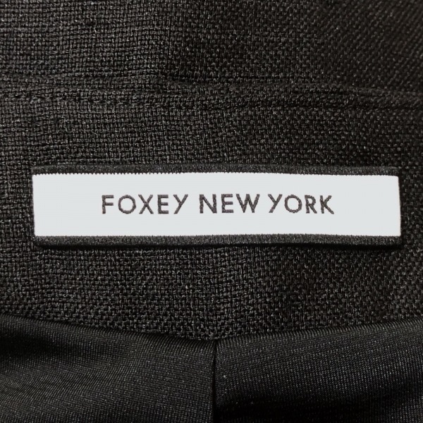 フォクシーニューヨーク FOXEY NEW YORK ハーフパンツ サイズ40 M - 黒 レディース ボトムス_画像3