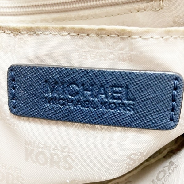 マイケルコース MICHAEL KORS ハンドバッグ - レザー ネイビー バッグ_画像8