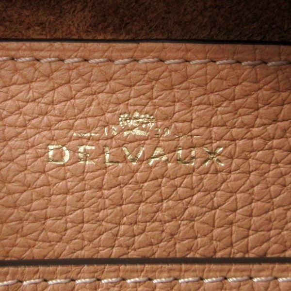 デルボー DELVAUX ハンドバッグ クールボックス ミニ トリヨンソフトグレインレザー ライトブラウン レディース バッグの画像7