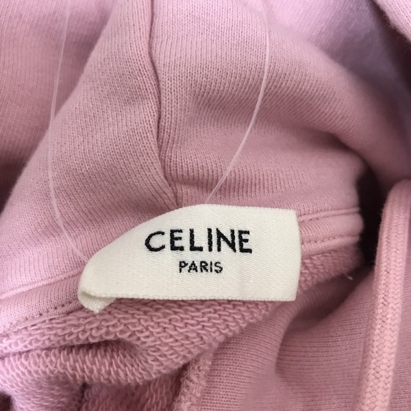 セリーヌ CELINE パーカー サイズS 2Y321052H - ライトピンク×黒 メンズ 長袖 トップスの画像3