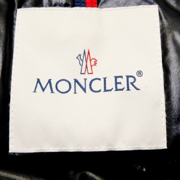 モンクレール MONCLER ダウンジャケット サイズ0 XS LAICHE 黒 レディース 長袖/フェイクファー/冬 美品 ジャケット_画像3