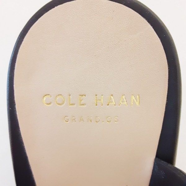 コールハーン COLE HAAN サンダル 7 B - レザー 黒 レディース ウェッジソール 靴_画像5