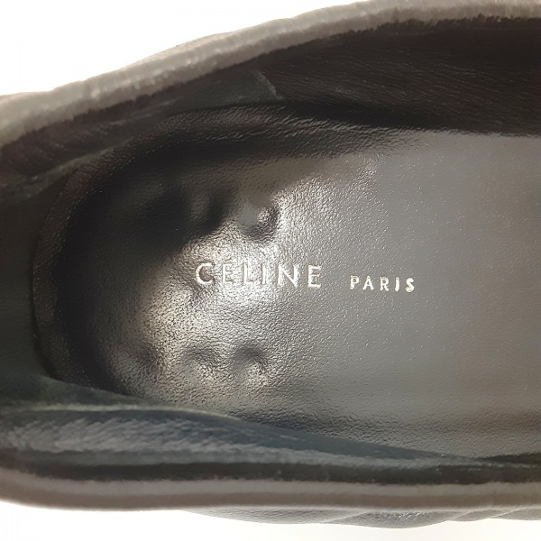 セリーヌ CELINE パンプス 36.5 - ナッパレザー 黒 レディース 靴の画像5