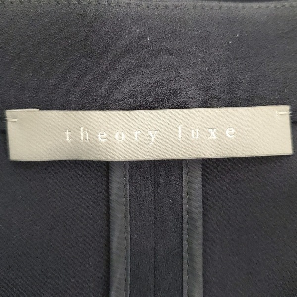 セオリーリュクス theory luxe サイズ36 S - ポリエステル、アセテート ダークネイビー レディース 長袖/秋/春 美品 ジャケット_画像3